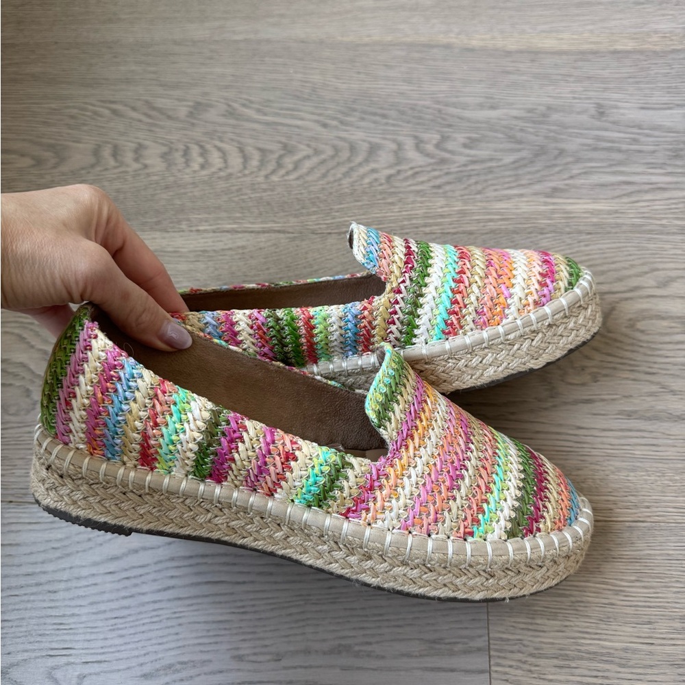 Joie Multicolor Striped Espadrilles New